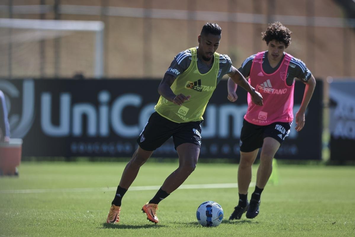 Fotos do treino do Atltico neste domingo, na Cidade do Galo