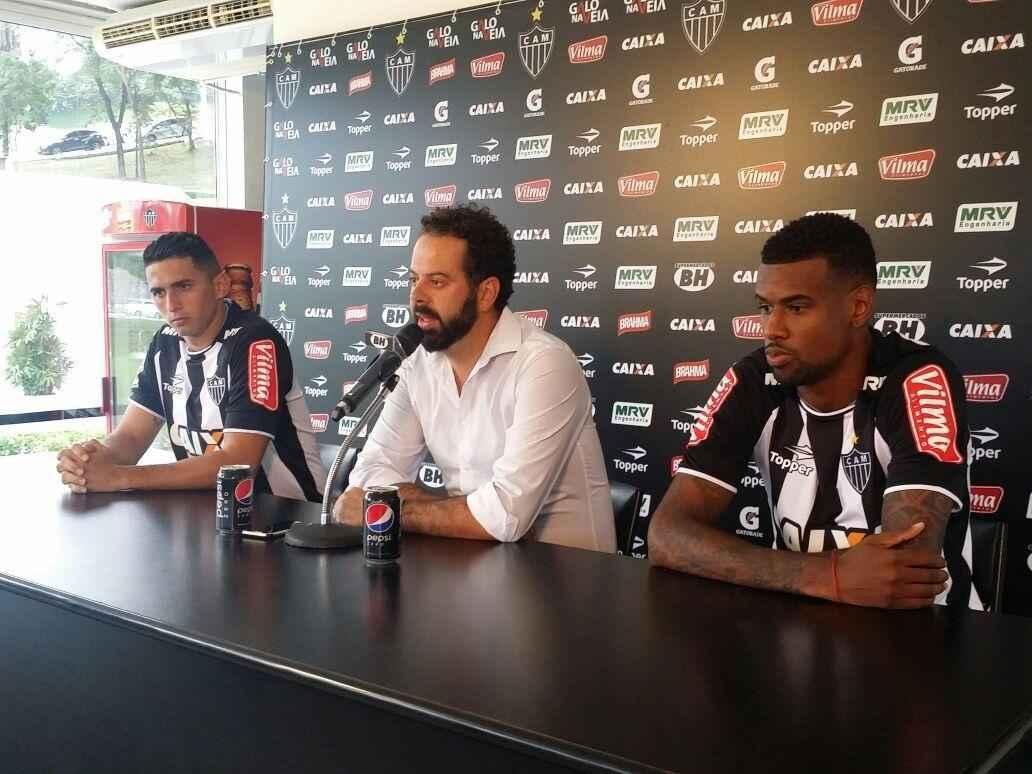 Danilo Barcelos e Felipe Santana foram apresentados nesta tera-feira na Cidade do Galo