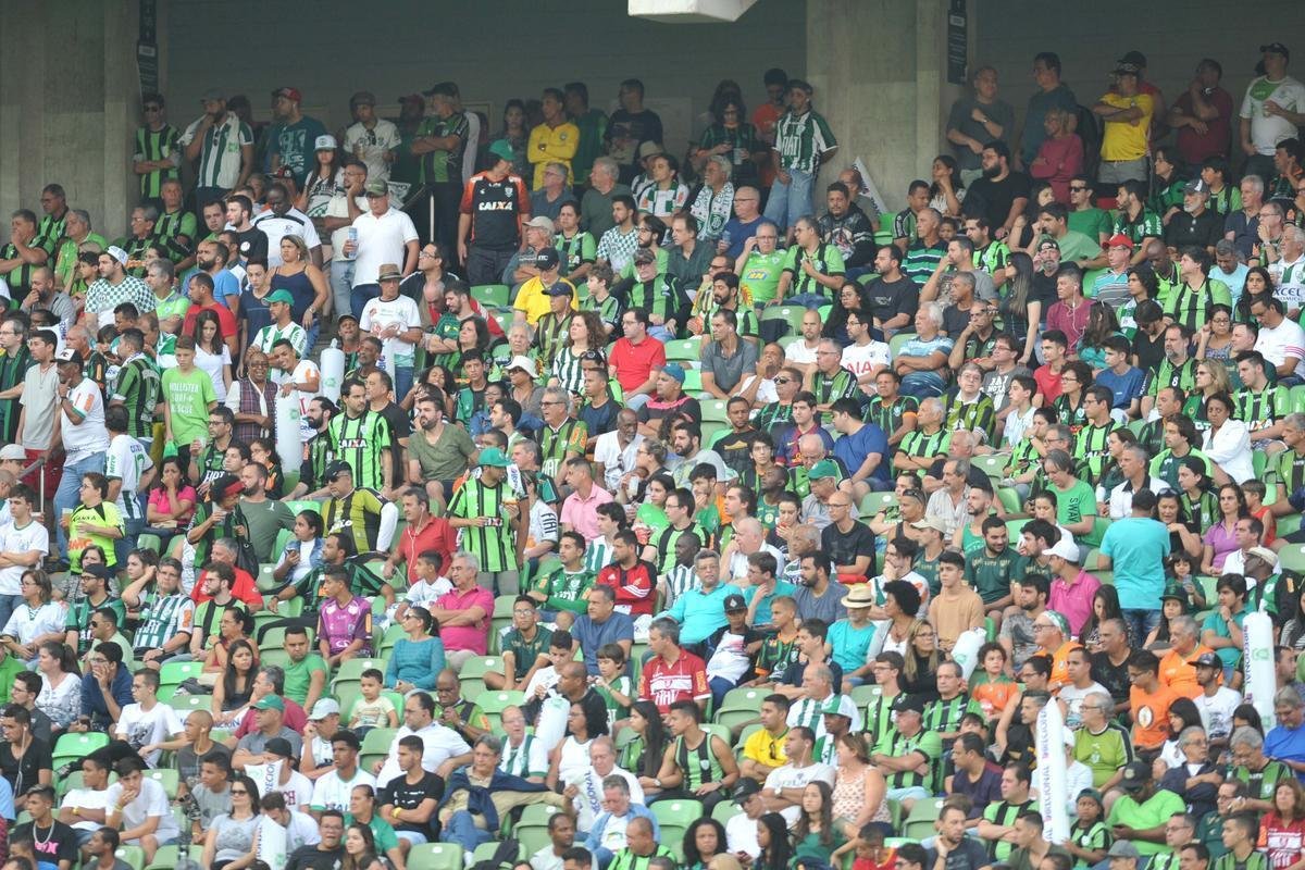 Imagens da partida entre Amrica e Palmeiras, no Independncia, pela 17 rodada do Campeonato Brasileiro 