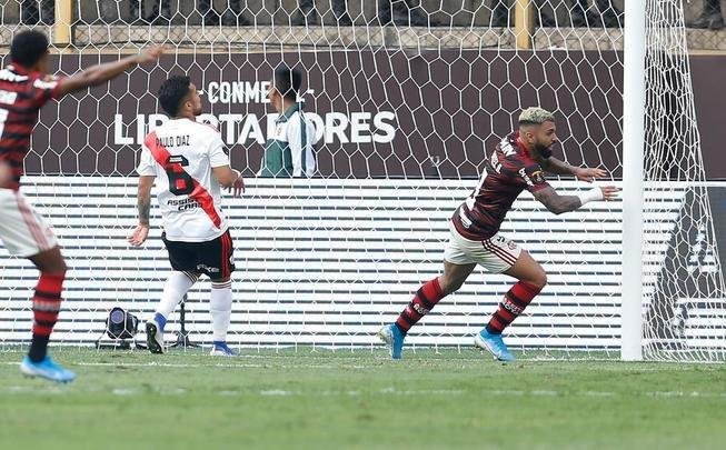 Fotos do jogo entre Flamengo e River Plate