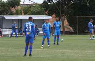 Imagens do treino do Cruzeiro na manh desta quarta-feira, 2 de agosto, na Toca da Raposa II