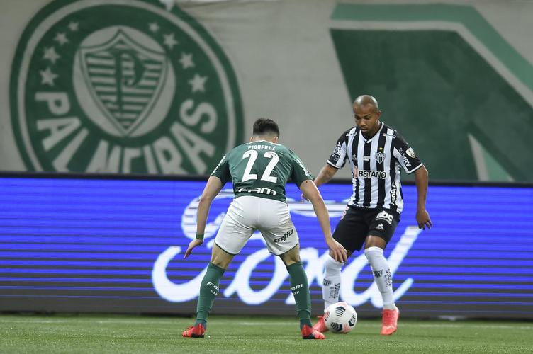 Fotos do jogo de ida da semifinal da Copa Libertadores de 2021, entre Palmeiras e Atltico, no Allianz Parque, em So Paulo