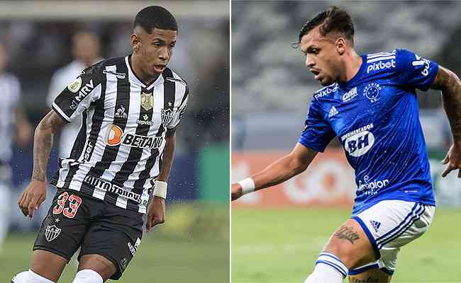 Sávio, do Atlético, e Daniel Júnior, do Cruzeiro: base gerando frutos ao time principal