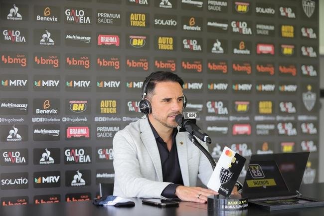 Atltico apresenta Rodrigo Caetano como novo diretor de futebol