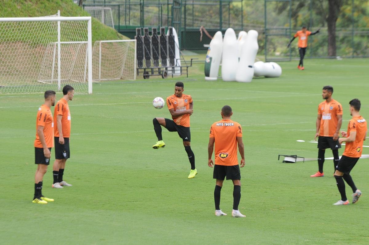 Fotos do Atltico nesta quinta-feira, na Cidade do Galo