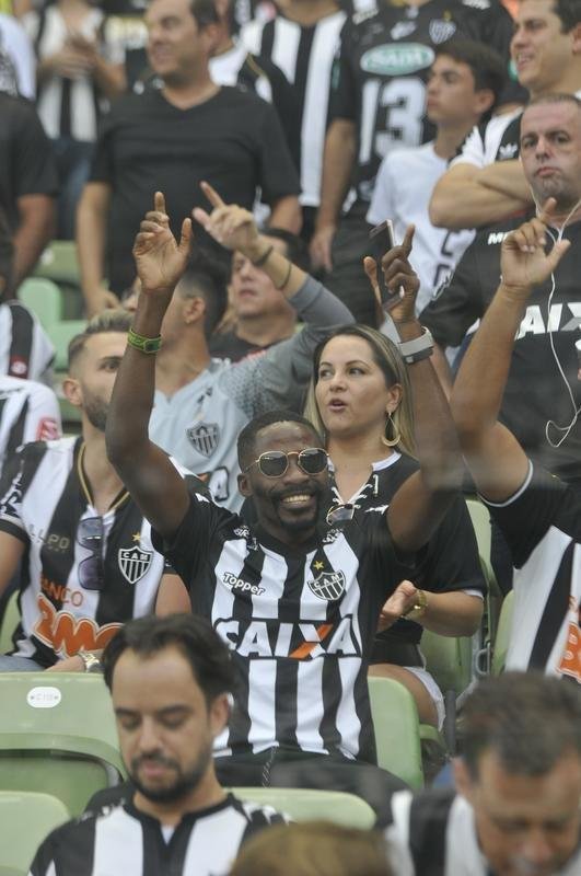 Torcida do Atltico compareceu em bom nmero ao Independncia para apoiar time diante do Danubio, pela Copa Libertadores