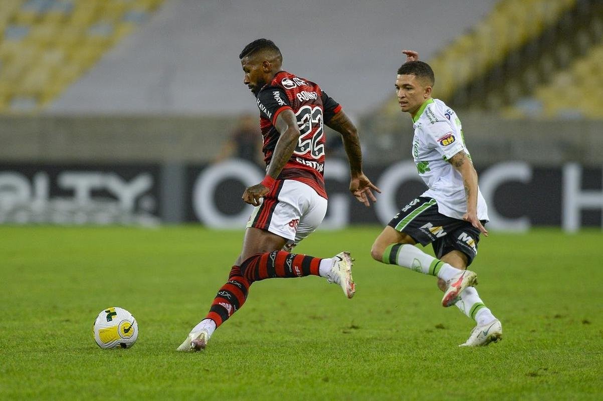 Amrica foi derrotado pelo Flamengo por 3 a 0, no Maracan 