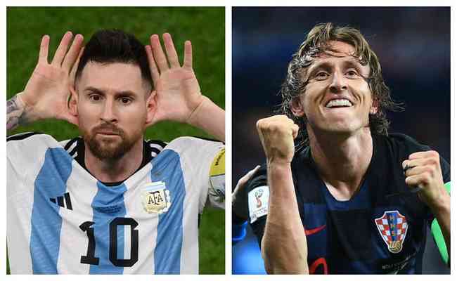 Messi e Modric comandam selees na semifinal do Mundial do Catar nesta tera-feira (13), a partir das 16h (de Braslia), no Estdio Icnico de Lusail