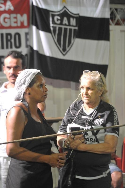 Torcida do Atltico no pr-jogo do duelo com o Defensor, no Independncia, pela Copa Libertadores