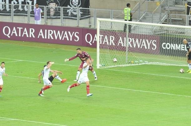Cerro Porteo abriu o placar aos 31 do segundo tempo com Diego Churn: 1 a 0