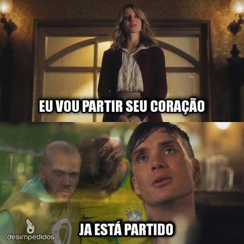 Eliminao da Crocia para o Brasil rendeu diversos memes, compartilhados pelas redes sociais