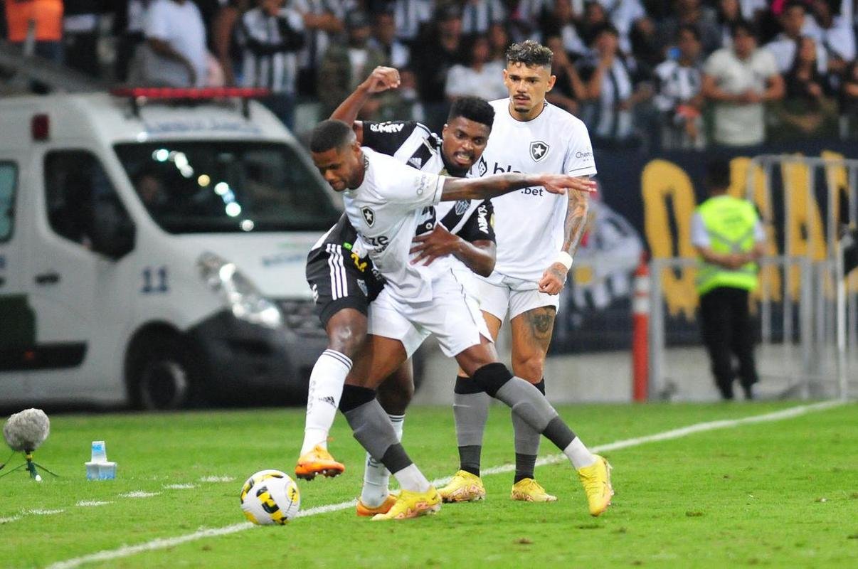 Atltico recebeu o Botafogo no Mineiro, em Belo Horizonte, pela 36 rodada do Campeonato Brasileiro de 2022.