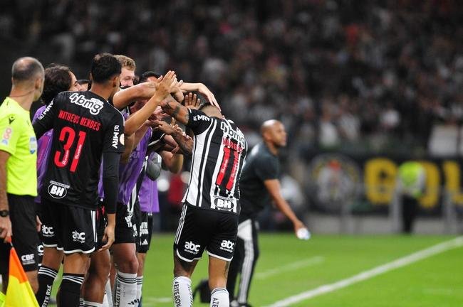 Fotos do jogo entre Atltico-MG e Internacional