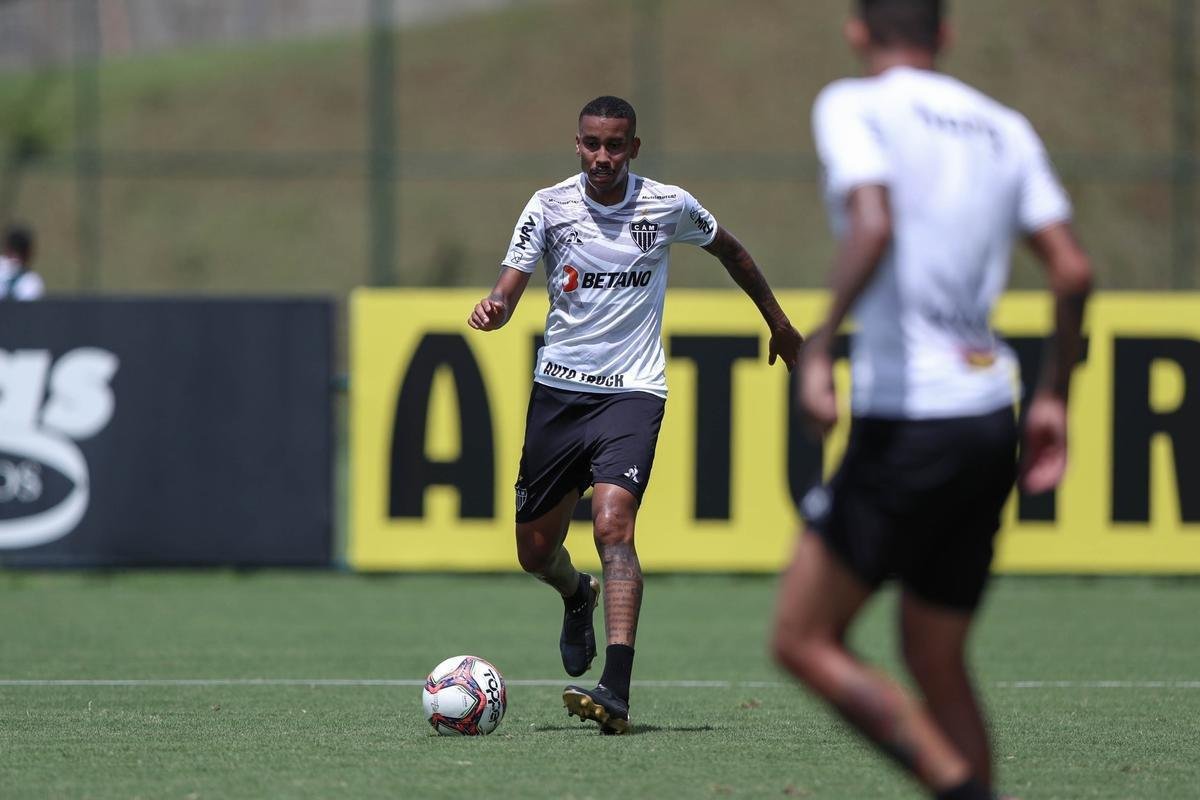 Treino do Atltico em 15/3/2021, na Cidade do Galo