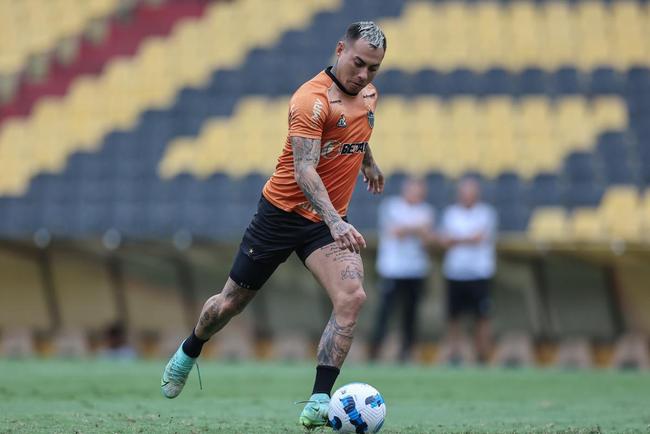 Atlético treina em Guayaquil antes do jogo contra o Emelec