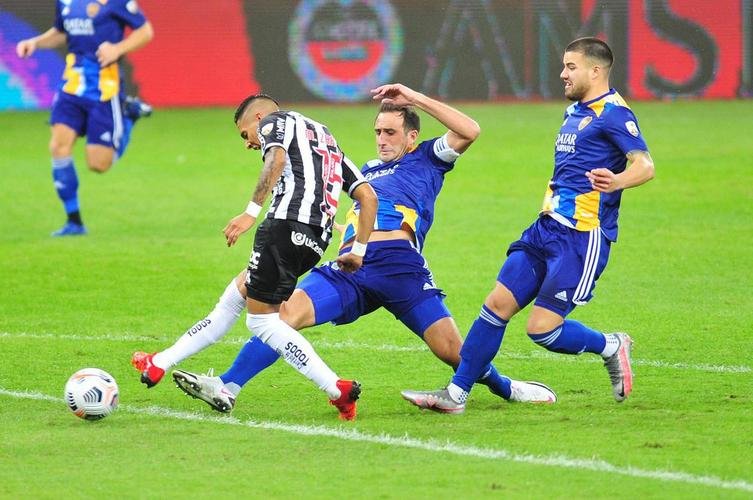Fotos do jogo entre Atltico e Boca Juniors, no Mineiro, em Belo Horizonte, pela volta das oitavas de final da Copa Libertadores 2021
