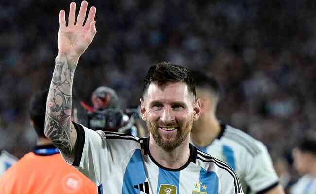 Messi foi campeo do Mundo com a Argentina
