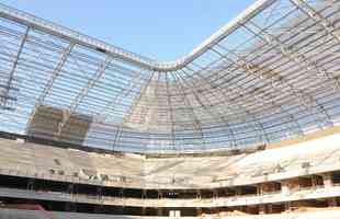 Futuro estádio do Galo, Aena MRV está com 60% das obras concluídas