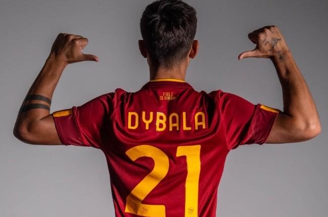 Dybala foi apresentado como novo reforço da Roma
