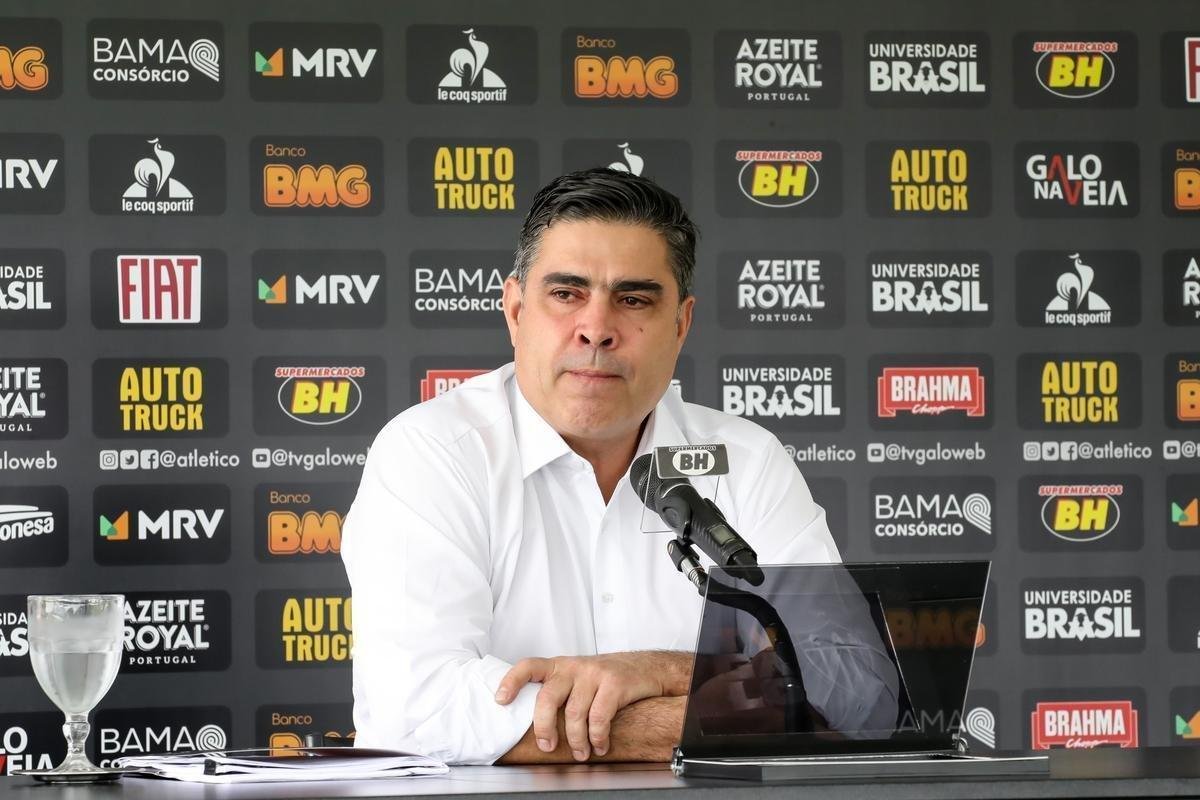 Com Sette Cmara em campo, Atltico se prepara para jogo contra o So Paulo