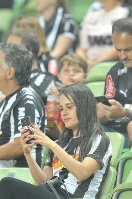 Torcedores do Atltico lotaram Independncia em partida contra o Defensor, pela Copa Libertadores