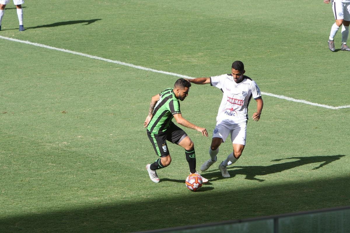 Lances do primeiro tempo de Amrica x Tupi, no Independncia, pela terceira rodada do Mineiro