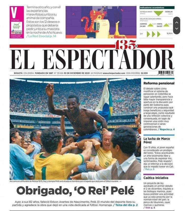 Jornal El Espectador, da Colmbia