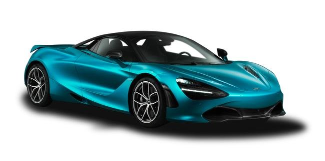 McLaren 720S Coupe azul sorteada em rifa no Hamad International Airport, em Doha