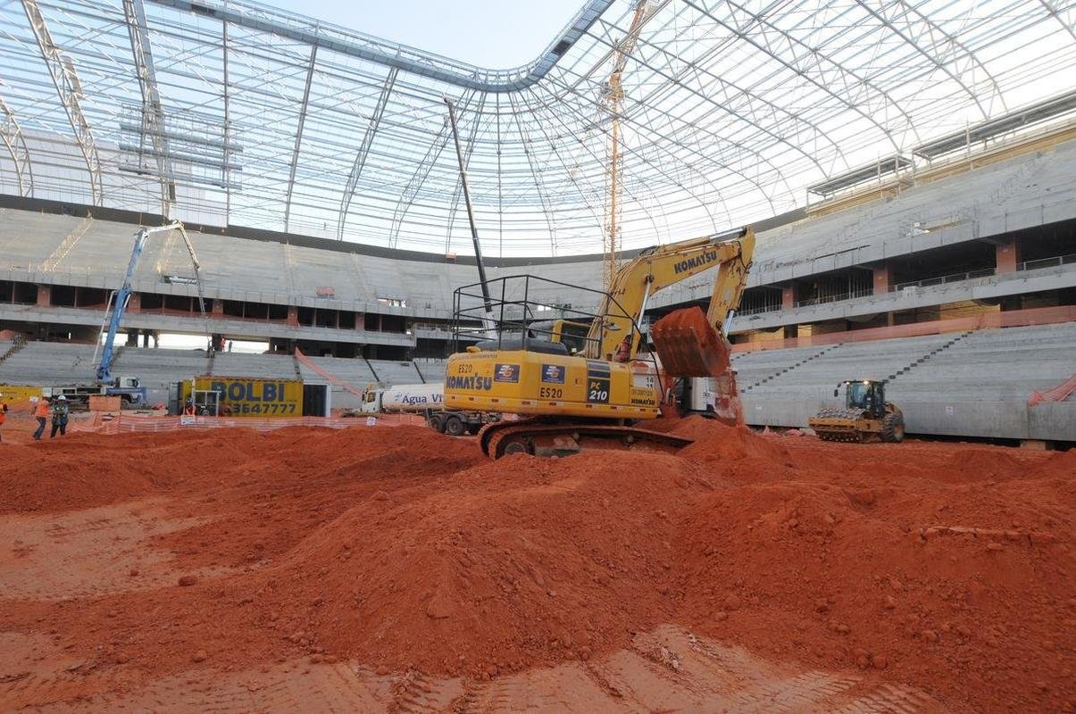 Futuro estdio do Galo, Aena MRV est com 60% das obras concludas