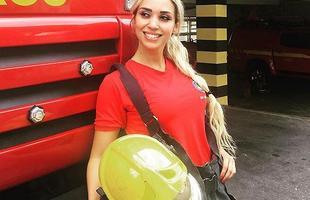 Lu Gatuza segue carreira militar no Corpo de Bombeiros h cinco anos