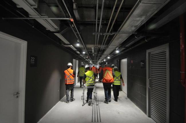 Fotos da visita feita por pessoas com deficincia na Arena MRV, nesta quinta-feira (9/2)
