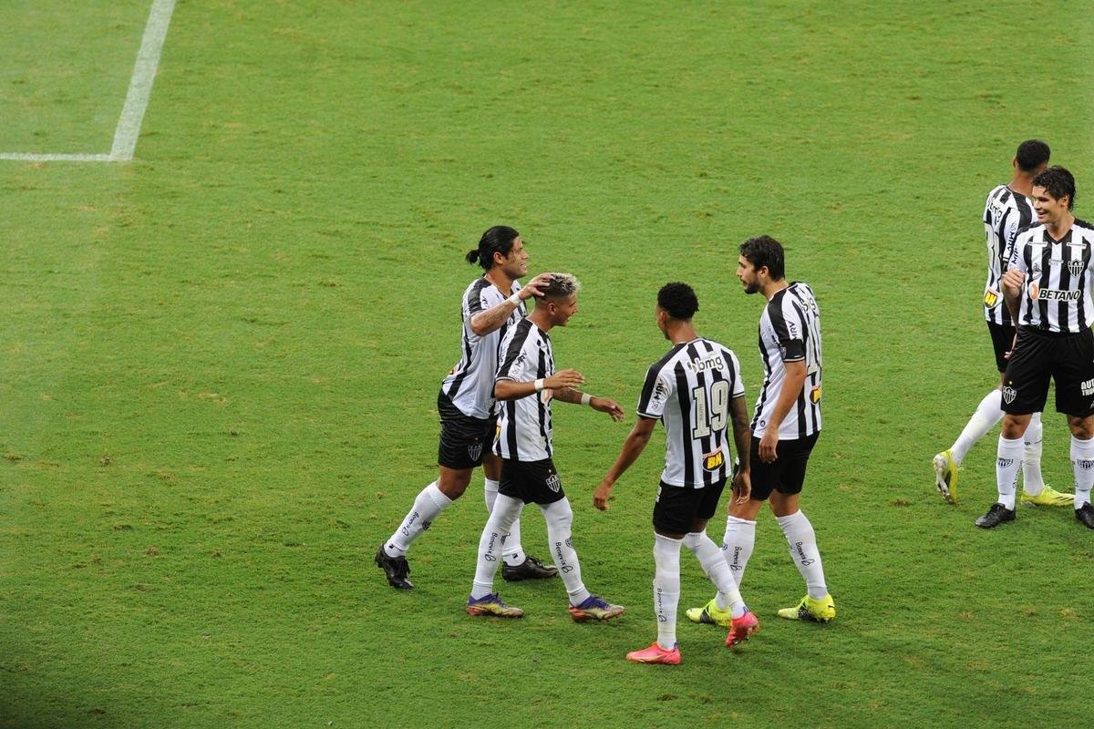 Fotos da vitria do Atltico sobre o Uberlndia, no Mineiro, em Belo Horizonte, pela terceira rodada do Campeonato Mineiro de 2021