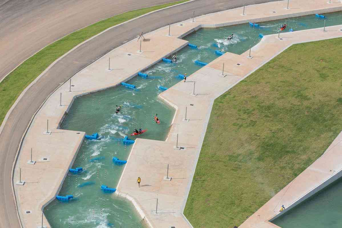 Circuito de Canoagem Slalom fica no Parque Radical, em Deodoro, tem percurso com 280 metros de corredeiras