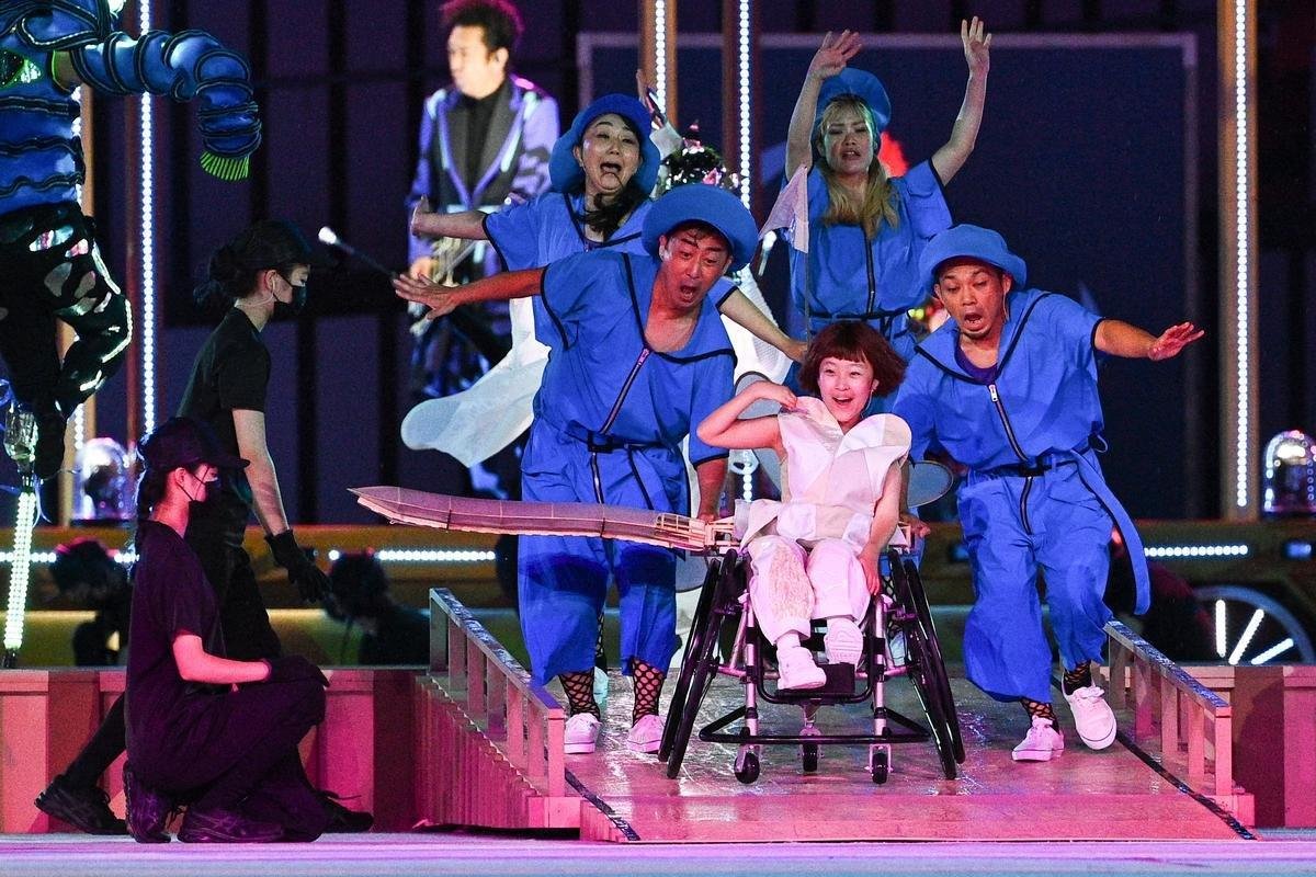 Fotos da Cerimnia de Abertura dos Jogos Paralmpicos de Tquio