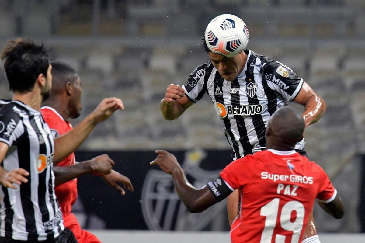 Fotos do jogo entre Atlético e América de Cáli, no Mineirão, em Belo Horizonte, pela segunda rodada do Grupo H da Copa Libertadores de 2021