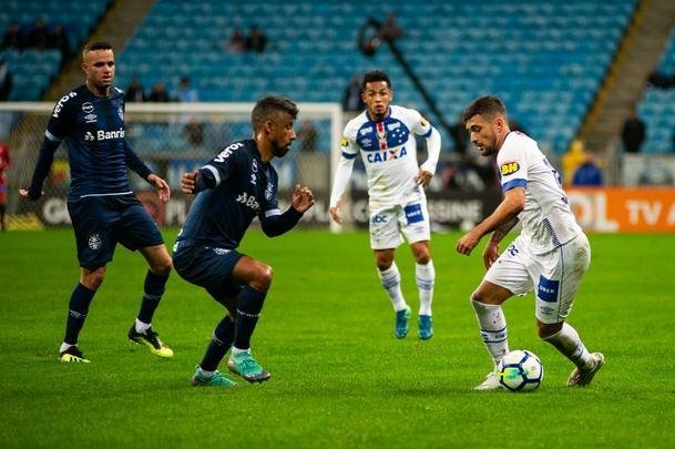 Fotos do jogo entre Grmio e Cruzeiro, na Arena, em Porto Alegre, pela 20 rodada do Brasileiro