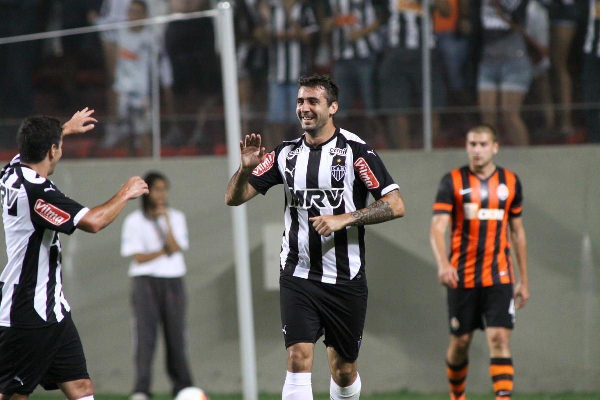 21/01/2015 - Atltico 4 x 2 Shakhtar Donetsk - Amistoso - Lucas Pratto marcou o primeiro gol do Galo em 2015