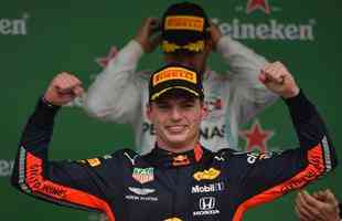 Verstappen, da RBR, venceu GP Brasil de Fórmula 1, em Interlagos, São Paulo, e foi seguido de Pierre Gasly, da Toro Rosso, e Lewis Hamilton, da Mercedes