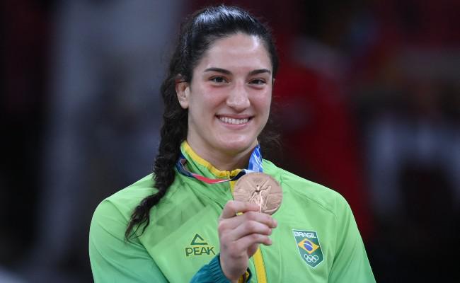 Mayra Aguiar conquistou o bronze no judô