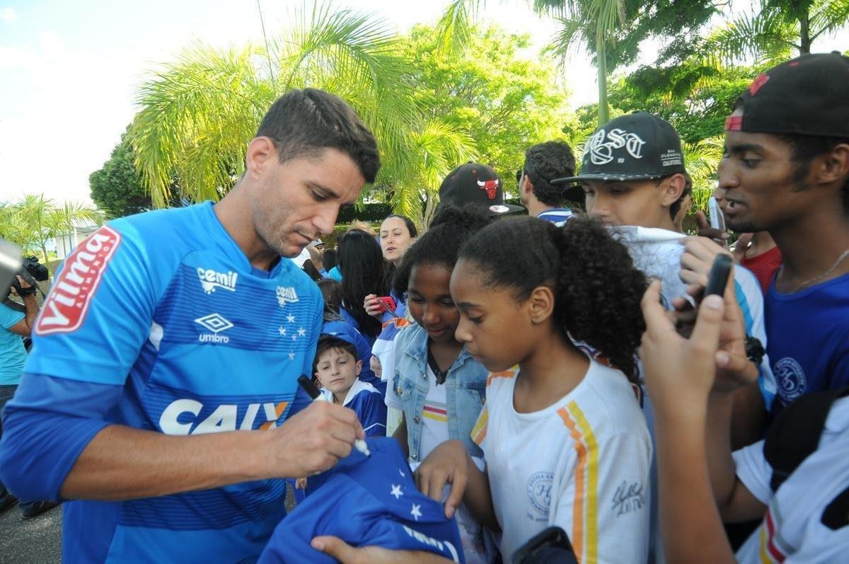 Fotos do treino do Cruzeiro desta sexta-feira (3/11), na Toca da Raposa II (Leandro Couri/EM D.A Press)