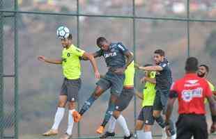 Atltico derrotou Coimbra em jogo-treino na Cidade do Galo com gols de Galdezani, Edinho e Fbio Santos