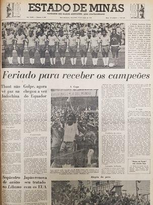 Seleção Brasileira, que perdeu para o Atlético no Mineirão em 1969, viria a ser campeã do mundo em 1970, no México.