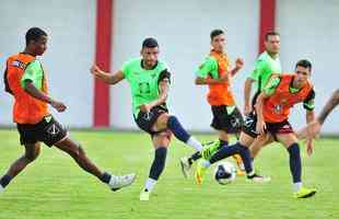 Tombense se prepara no Estdio Antonio Guimares de Almeida para a disputa do Campeonato Mineiro