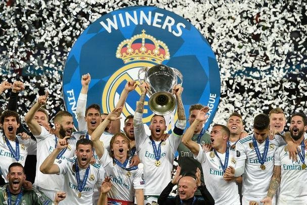 Festa do Real Madrid com a conquista da 13 Liga dos Campees, a terceira de forma seguida