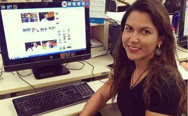Jornalista esportiva, Kelen Cristina é editora no jornal Estado de Minas e no portal Superesportes