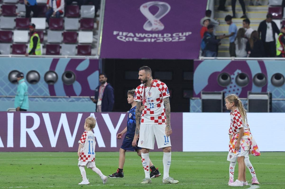 Festa e premiao da Crocia por terceiro lugar na Copa do Mundo de 2022, no Catar. Croatas venceram o Marrocos por 2 a 1, neste sbado (17) e conseguiram mais um feito histrico em Mundiais.