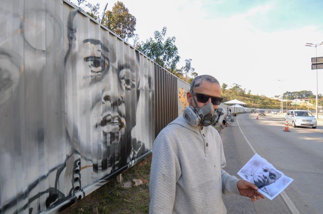 Grafite na Arena MRV