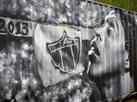 Reinaldo, Ronaldinho, Djonga... veja os grafites no estdio do Atltico