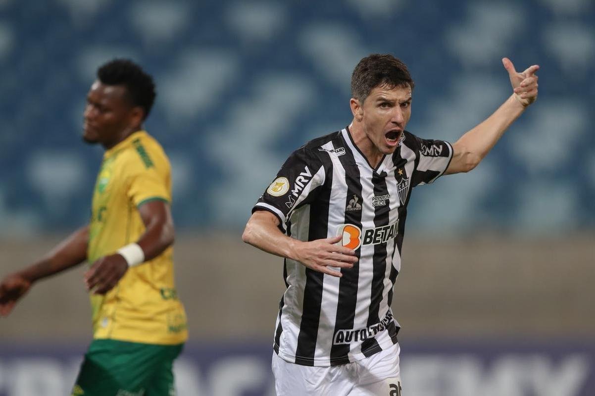 9 rodada - Atltico venceu o Cuiab por 1 a 0, na Arena Pantanal, com gol de Nacho Fernndez