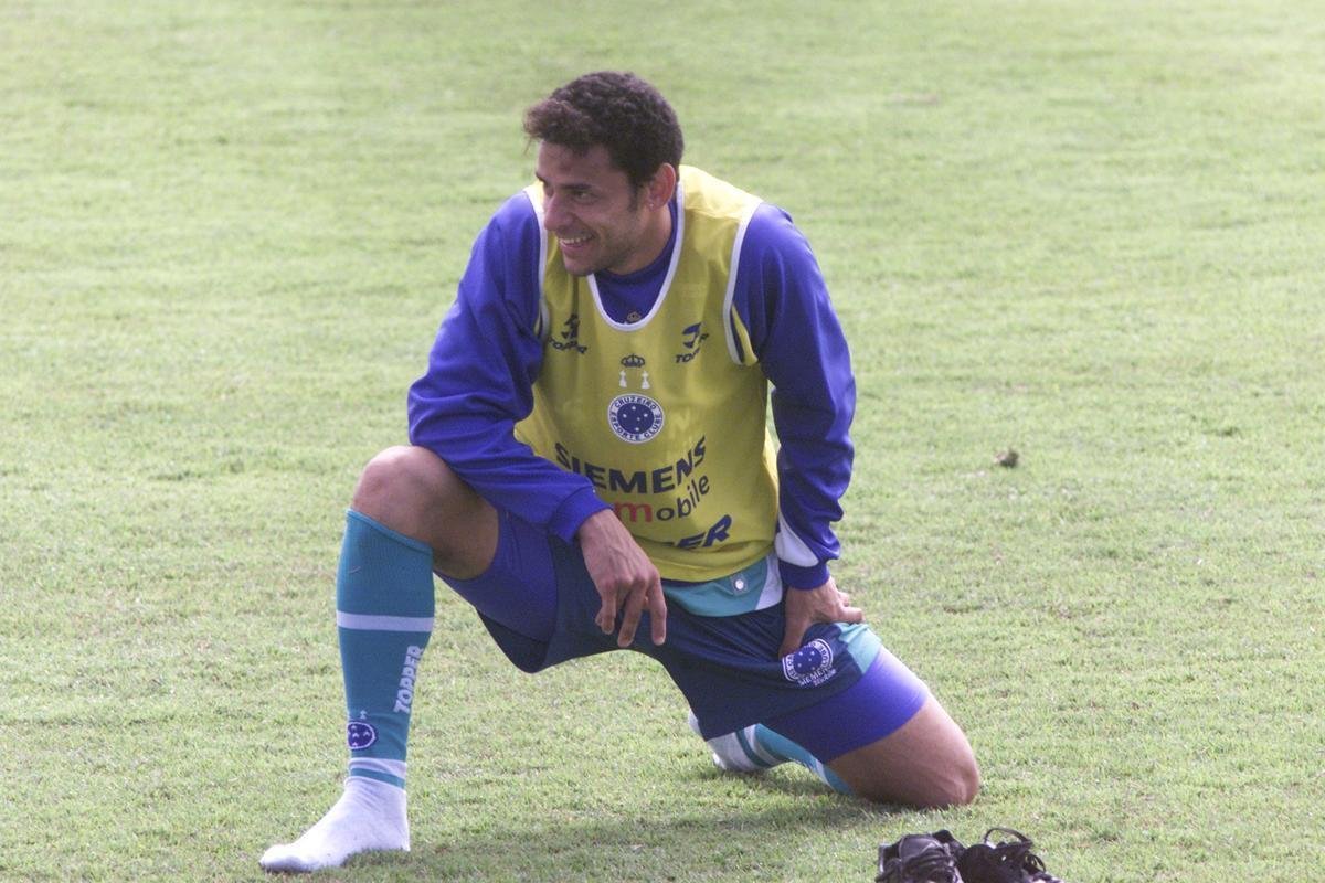 Treinos de Fred antes da estreia, contra o Internacional, em 5 de agosto, pelo Brasileiro